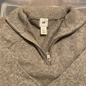 HM premium half zip wool sweater, XS